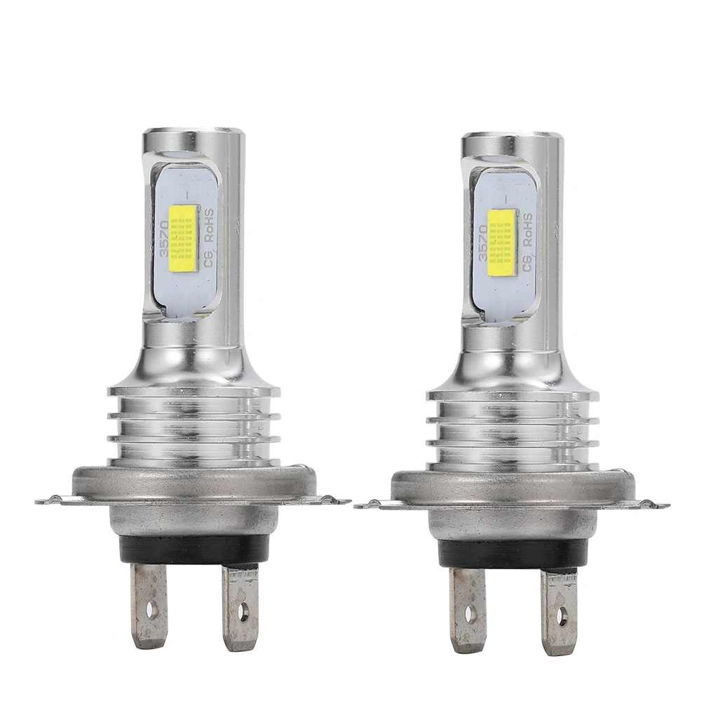 2Pcs H1 H4 H7 Led Car Headlights 880 881 9005 9006 H3 H15 H11 Auto Bulb High Low Beam Long Distance Fog Lamp Lights 12V 6000K