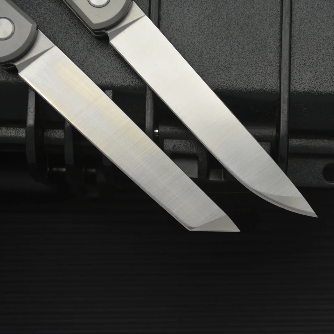 Kesiwo Commander Titamiun Alloy Folding Knife D2 Blade Flipper EDC Utility Outdoor Survival Hunting Camping Kitchen Knife