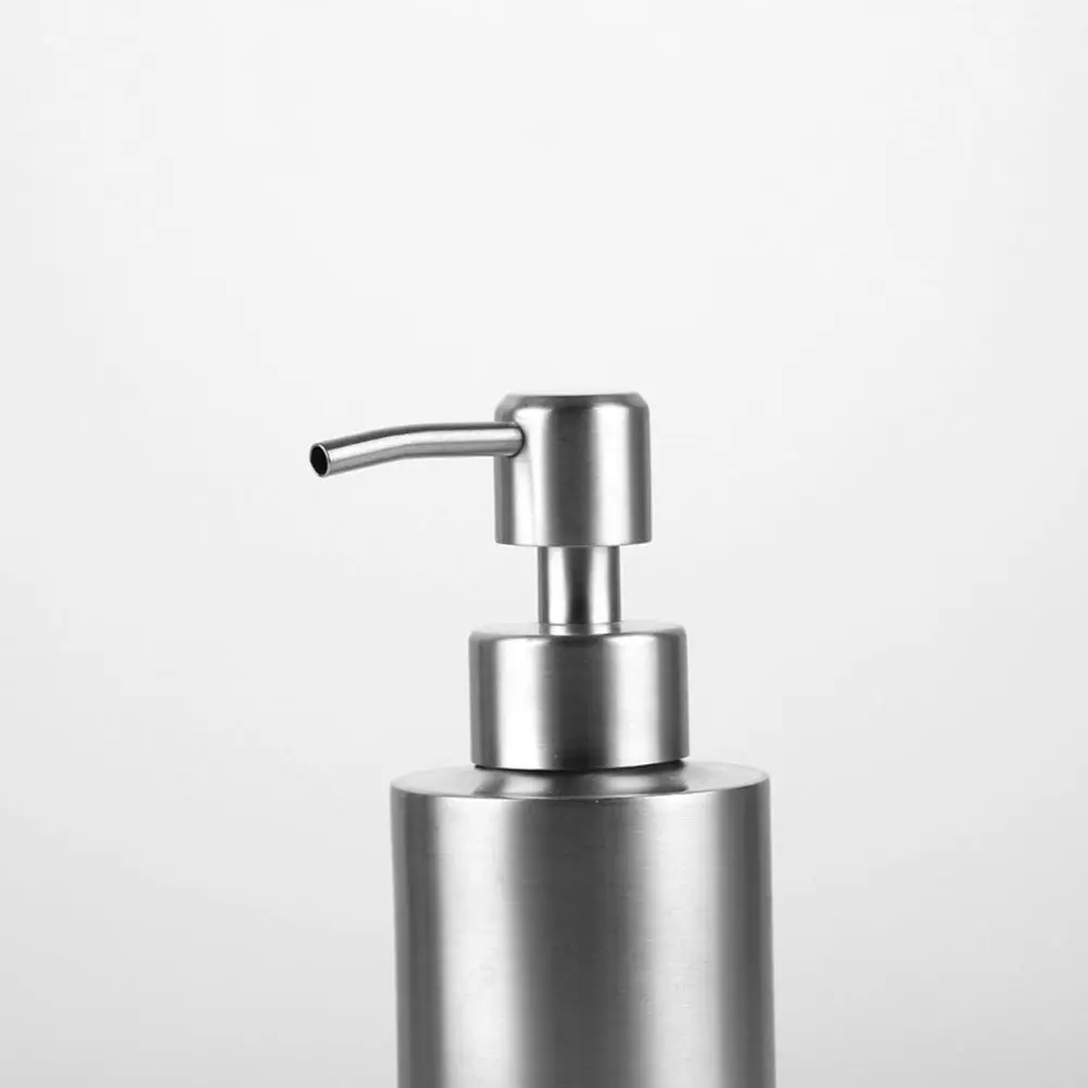 

1Pcs 350Ml Stainless Steel Soap Dispenser Liquid Dispenser for Kitchen Bathroom Modern Touchless Design Rust Proof Heavy Duty