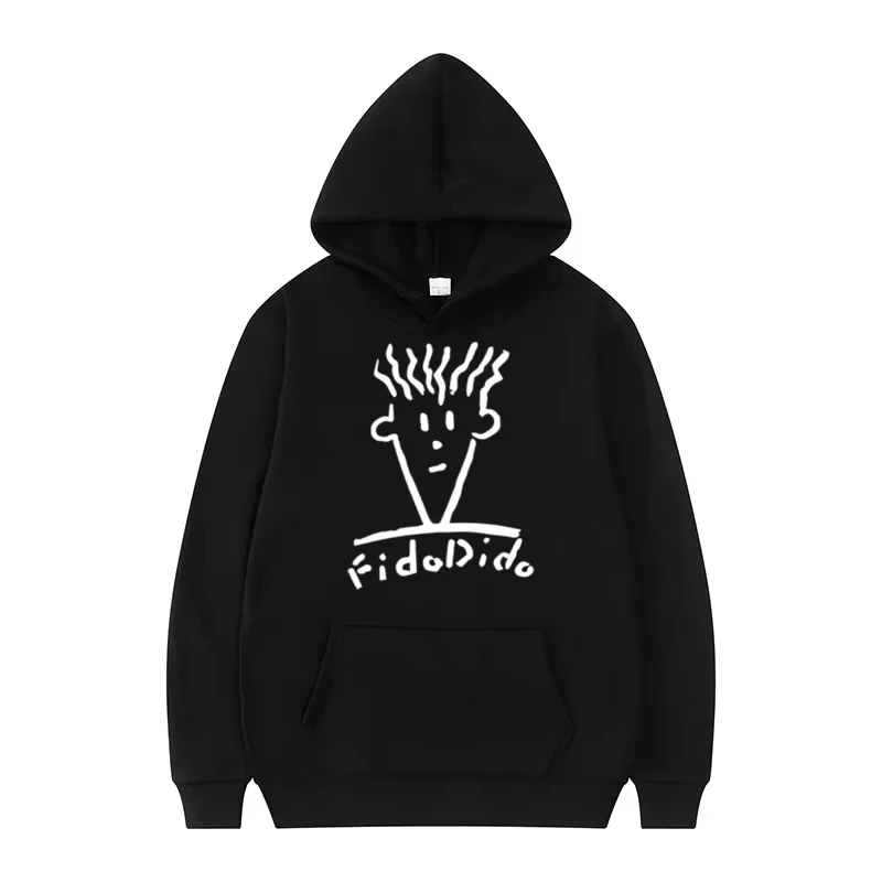 

Autumn and Winter Casual Fashion Hooded Sweatshirt Men's Hooded Sweatshirt Fido Dido Popular Drink Print Streetwear Clothes