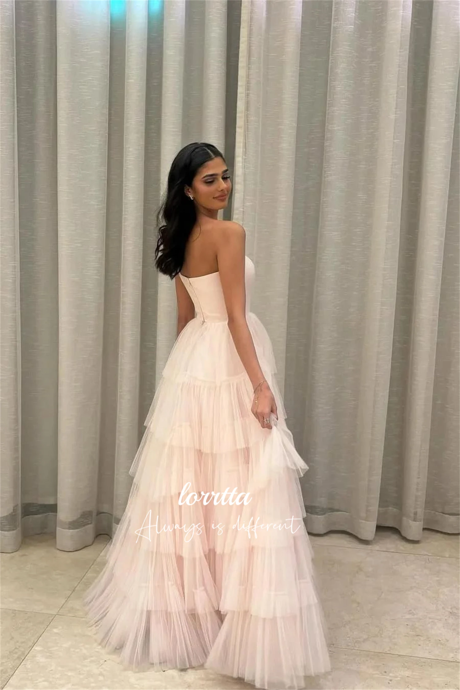 Loretta Maßgeschneidertes Partykleid für Hochzeitskleider, Hochzeitskleid, lange Ballkleider 2025, elegante Kleider, Abendkleid für Damen