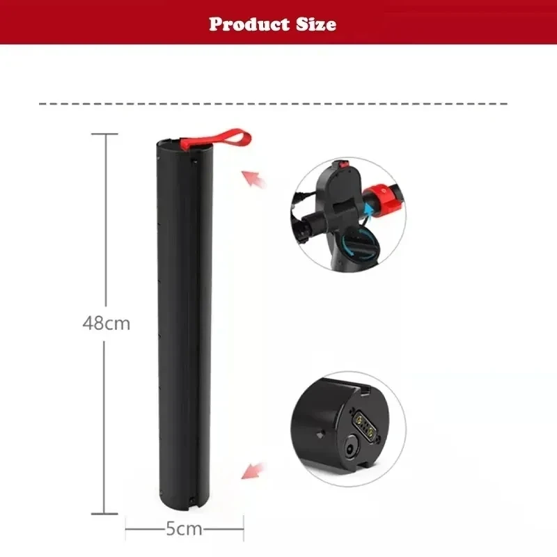 36V 5.6/6.6/12AH Lithium Battery Pack Carbon Fiber Scooter X7 Electric Scooter Battery Pack, Carbon Fiber Battery Accessories