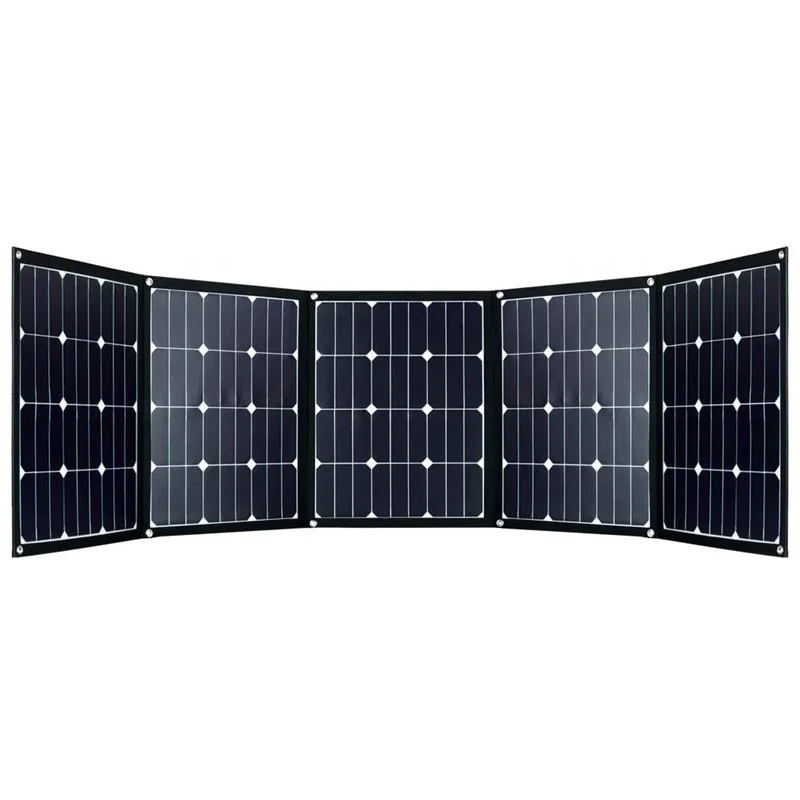 High quality  portable  A grade sunpower cell foldable solar charging bag blanket   ETFE 200w foldable solar panel 12V