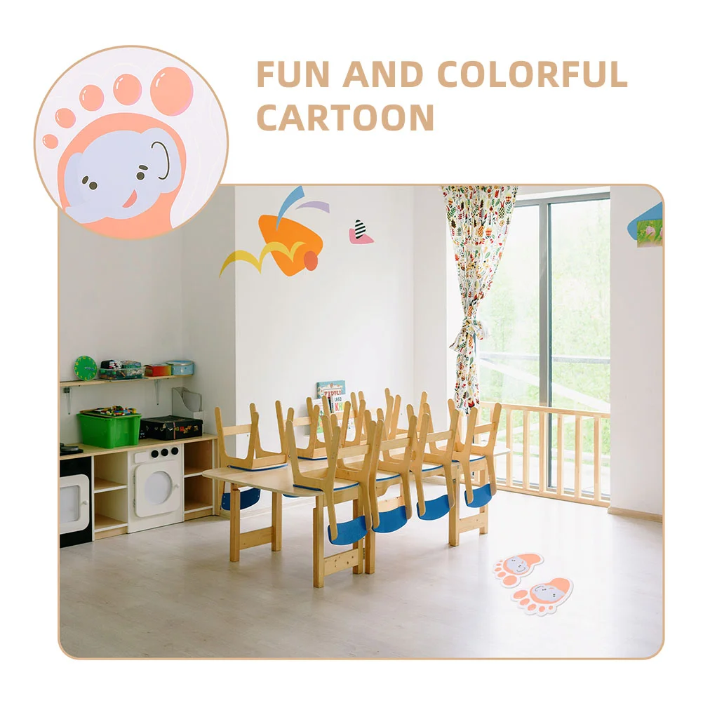 12 Sheets Affixed Wall Decals for Kids Cartoon Party Decorations Waterproof Stickers