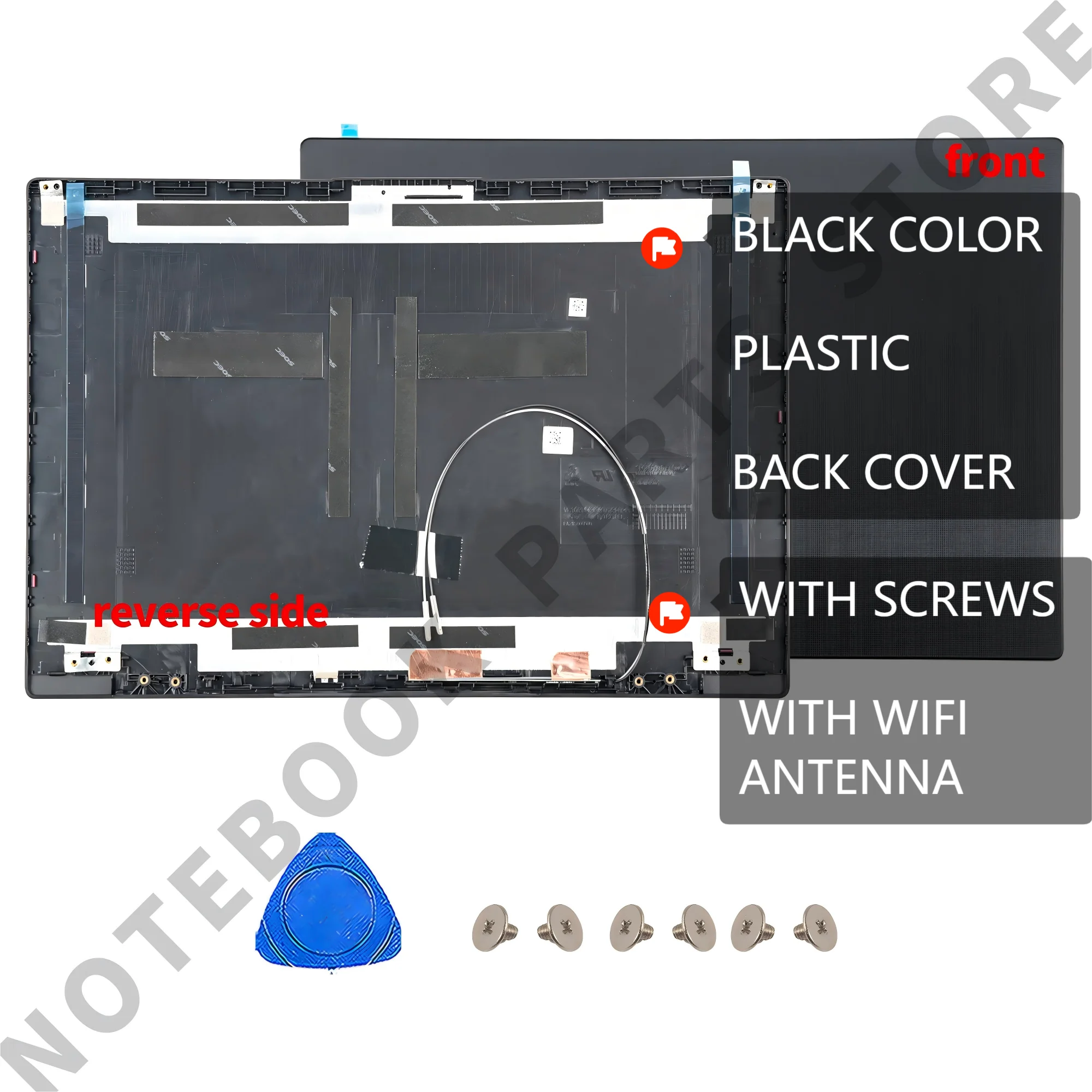 

Деталь для V15 G3 ABA V15-G3-IAP, задняя крышка ЖК-дисплея, рамка, нижняя часть корпуса ноутбука, замена черного цвета HV560