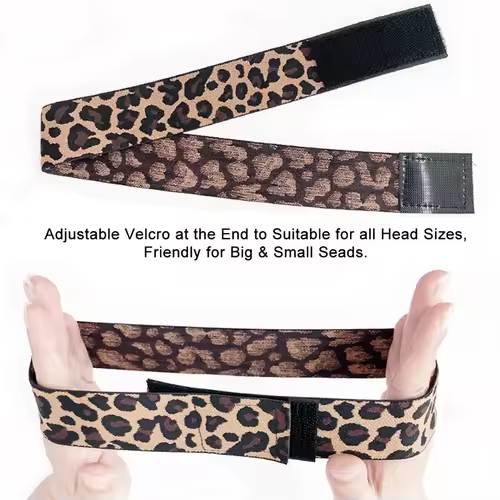 Fashion Hair Elastic Band For Wigs Adjustable Edge Scarf Elastic Headband With MagicTape for Women Lace Wigs - Image 4