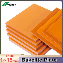 Bakelite Plate Insulation Phenolic Resin Board Bakelite Sheets Antistatic and High Temperature Resistance Processing Custom