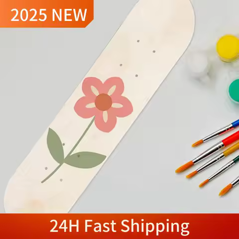 A49U Kids Skateboard Customizable Art Painting Board Outdoor Sports Trick Skateboard For Children Blank Graffiti Deck