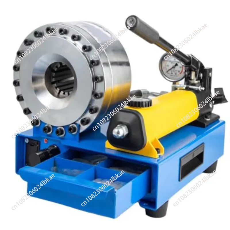 Small steel pipe shrinking machine High pressure YouTube hose pressing machine Portable car pipe pressing machine