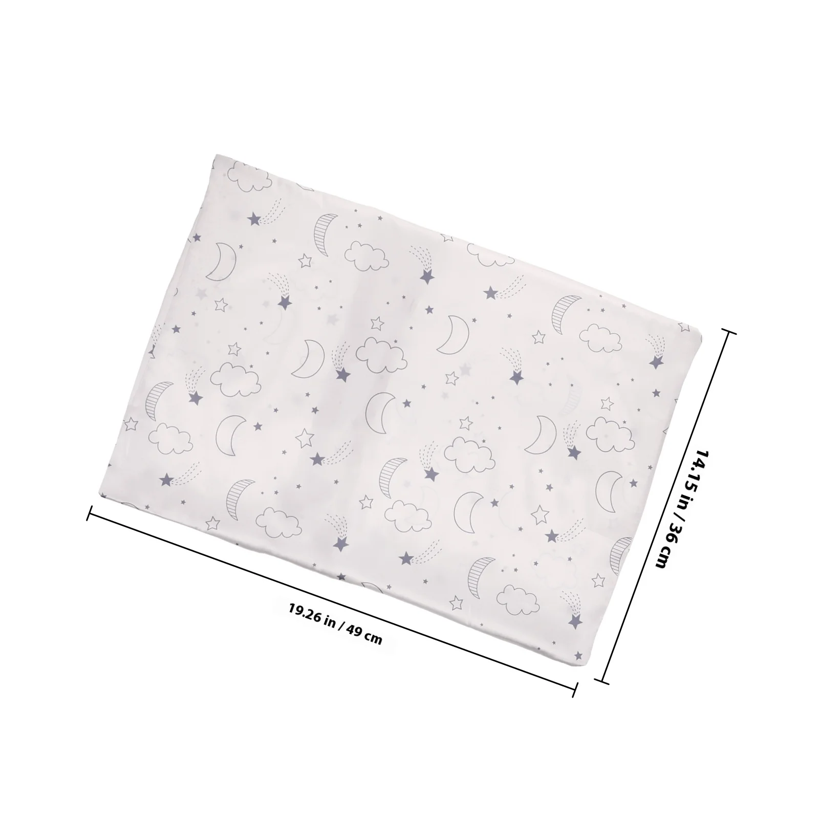غطاء وسادة للأطفال الصغار قابل للتنفس، غطاء وسادة ناعم للسفر، غطاء وسادة مريح مطبوع عليه رسوم كرتونية