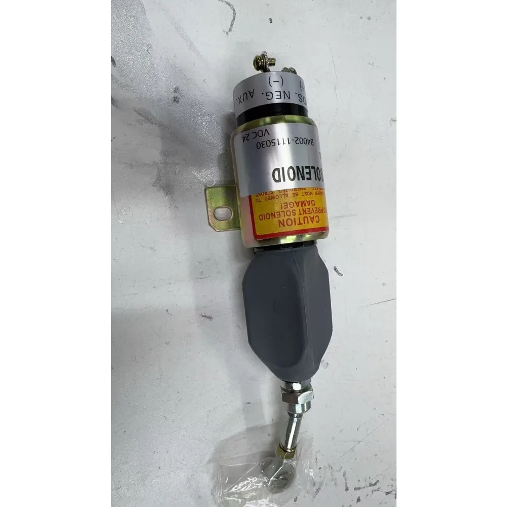 solenoid valve 12V/24V diesel engine fuel stop solenoid valve B4002-1115030 excavator shutdown device for PC60-7 PC120-7 PC200-7