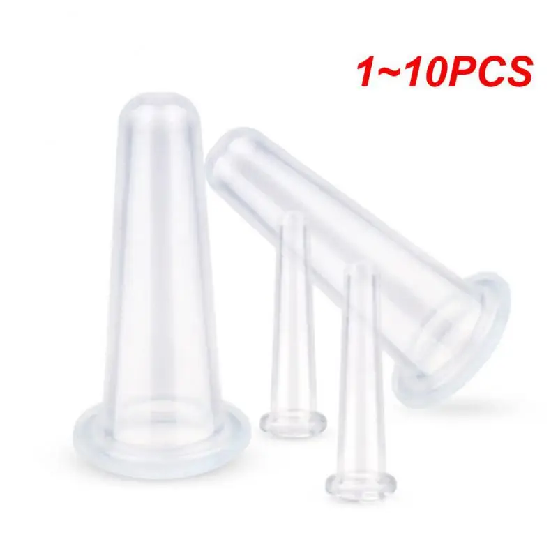 

1~10PCS Natural Silicone Vacuum Cupping cup Anti Cellulite Body Facial Therapy Massage Cups Beauty Skin Care Tools Dropshipping