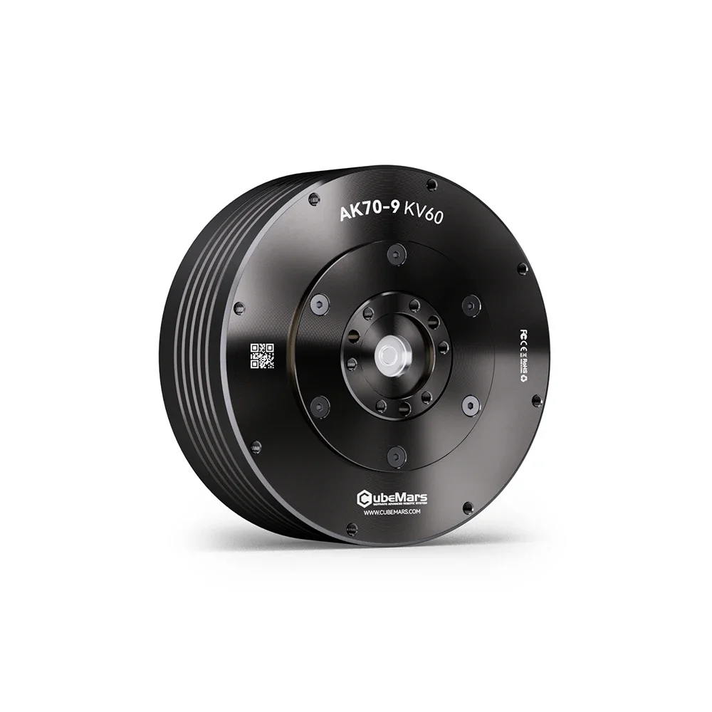 

Cubemars AK70-9 KV60 Hollow Brushless DC Servo Motor Permanent Magnet Construction For Robot Arm Exoskeleton Dog Quadruped Robot