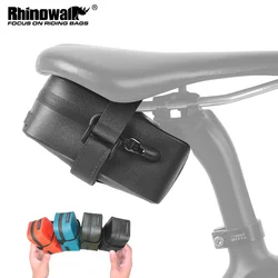 Rhinowalk Bicycle Saddle Bag 0.4L Portable Bike Seatpost Bag Waterproof Tail Seat Bag Universal Cycling Seat Pouch Rear Pack