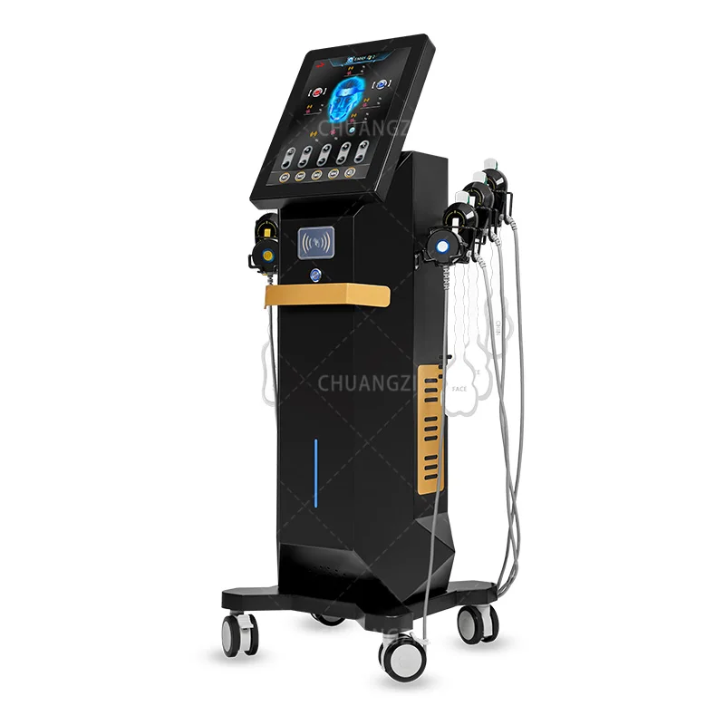 Alat kecantikan wajah, Anti kerut, desain terbaru EMS, mesin kecantikan wajah meningkatkan warna otot wajah, alat pengangkat wajah