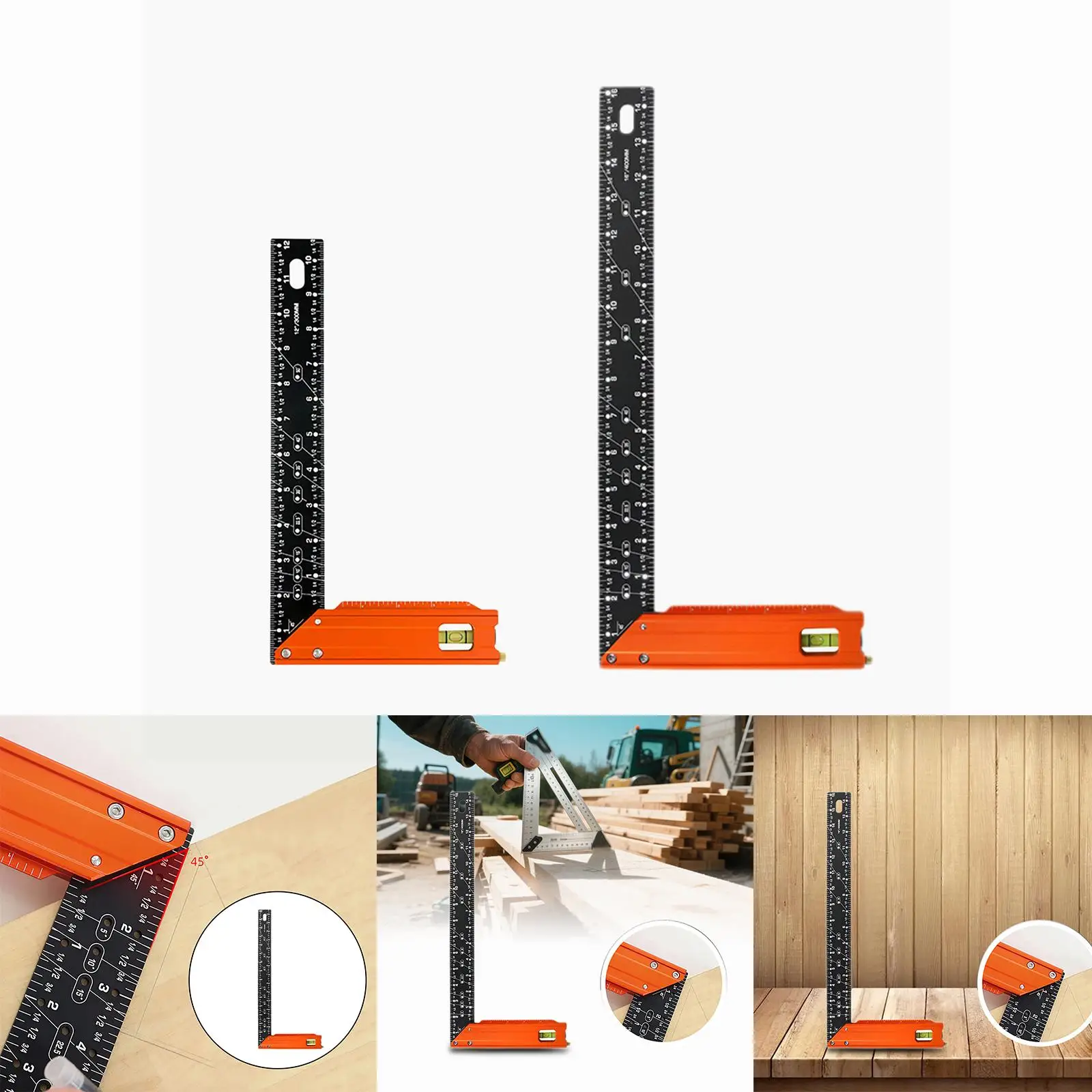 

Right Angle Ruler Anodized Accurate Measurement Woodworking Carpenter Square