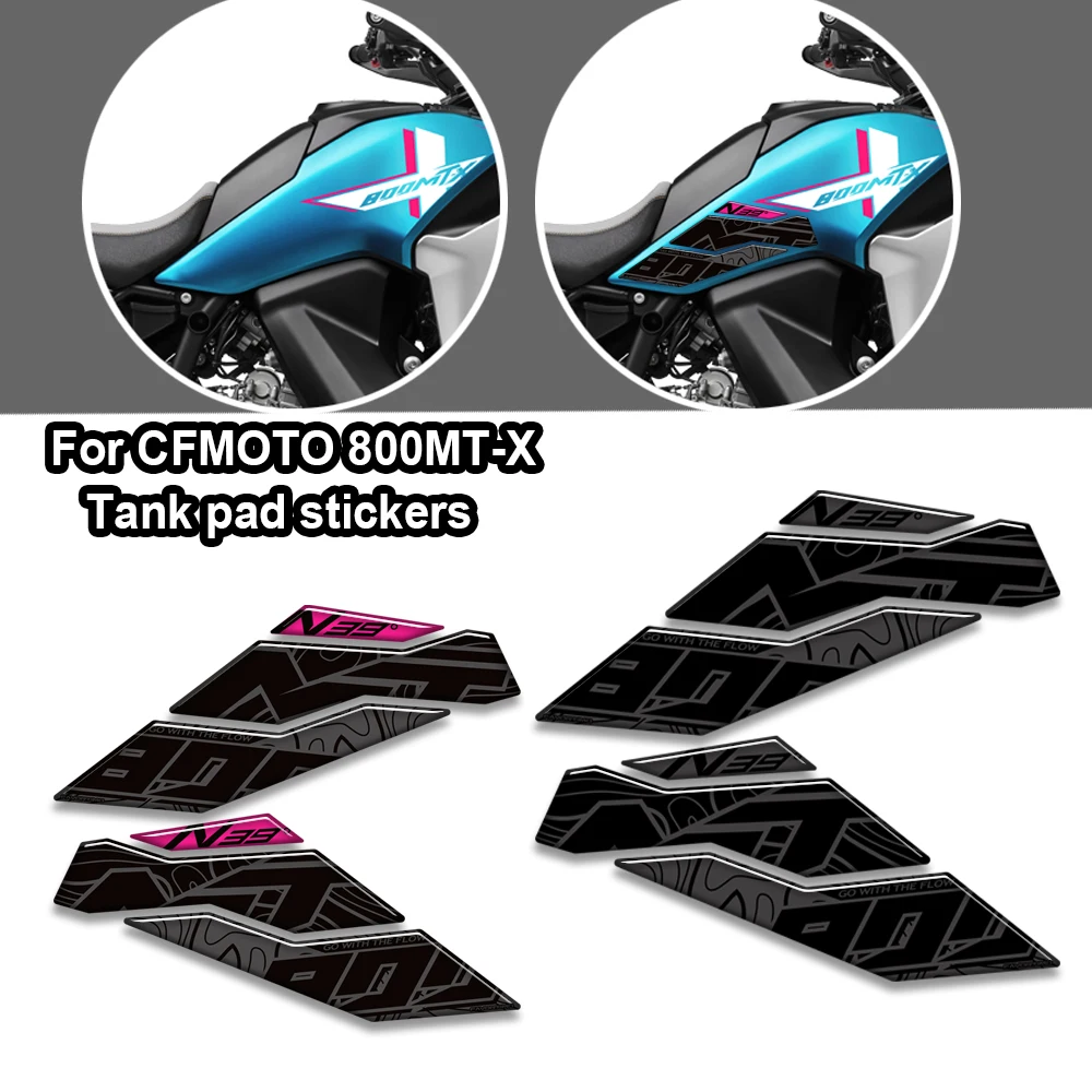 

For CFMoto 800MT-X 800MT 800 MT - X Adventure Bike 2024 2025 Motorcycle Fairing Fender Tank pad stickers protection decals