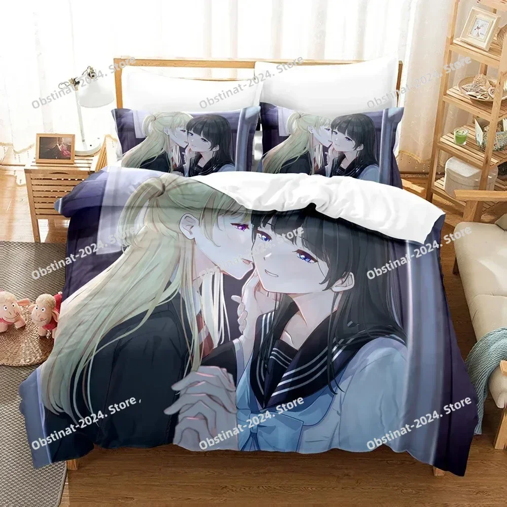 

New 3D Akebis Sailor Uniform Bedding Set Duvet Cover Full Queen King Size Pillowcase Bed Printed Aldult Kid Bedroom Single Twin