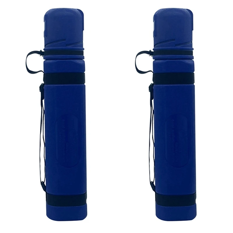 GTBL 2X Blue 14.3LB Guard Welding Weld Electrode Rod Storage Tube Container Hold Cannister With Straps