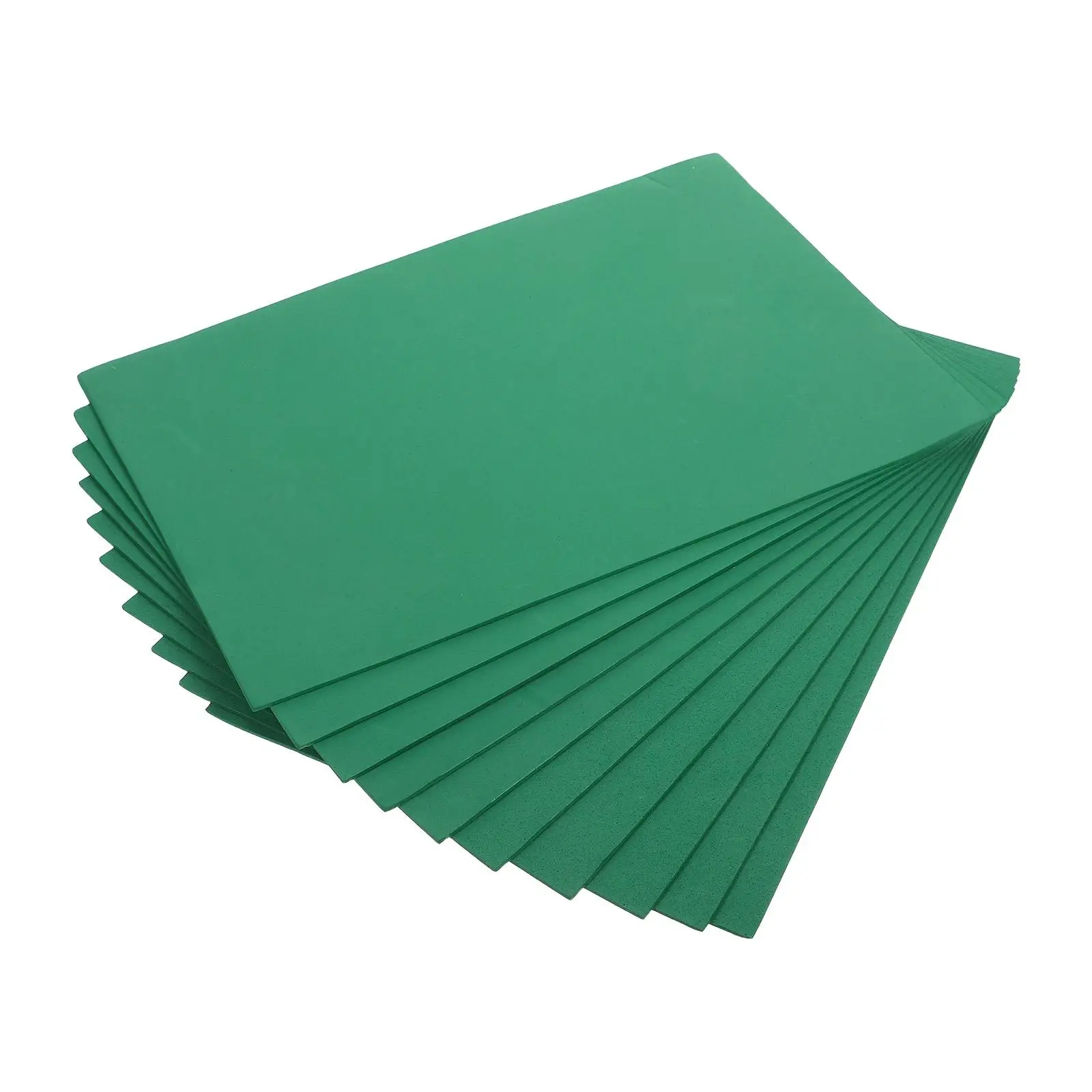 

10 Sheets Paper Craft Supplies Foam Sheets For Crafts Soft Material Kids Paper Crafts Diy Projects Green Color Sets