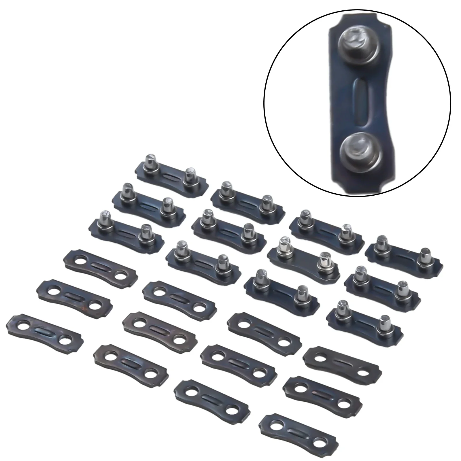 Kits de reparação de corrente motosserra, excelente eficiência de corte com estes 12 conjuntos de correias, 38 LP 050 Polegada Links