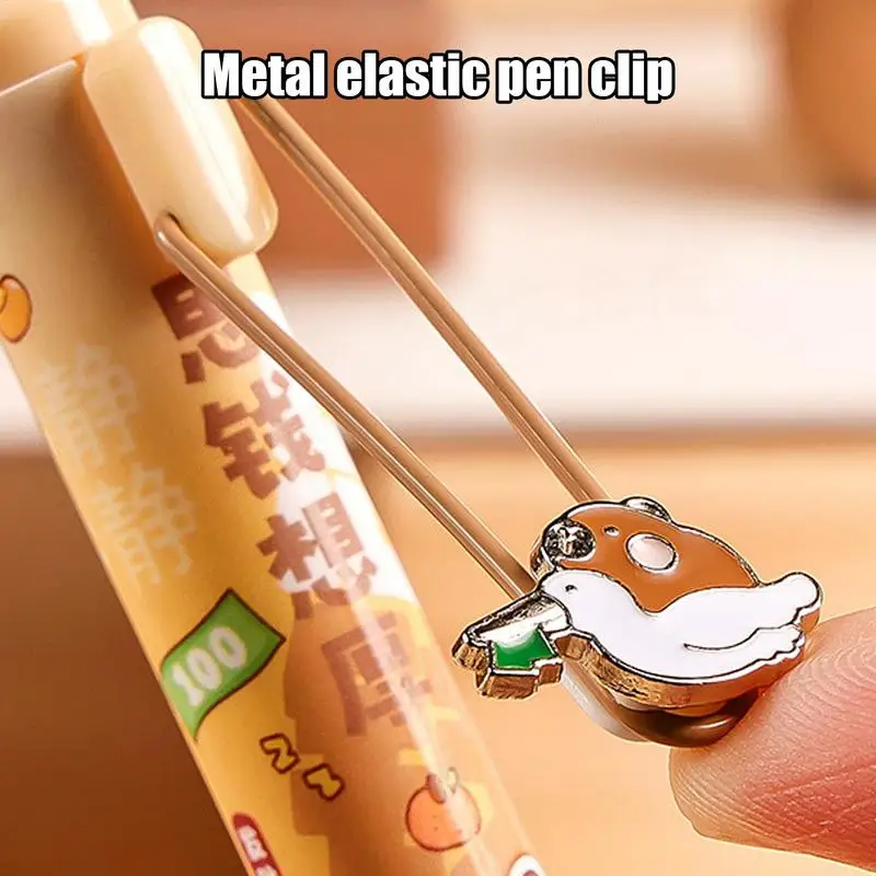 Capybara Gel Pens Smooth Writing Capybara Gel Roller Pens 5X Cartoon Anime Ballpoint Stationery For Women Girls Teacher