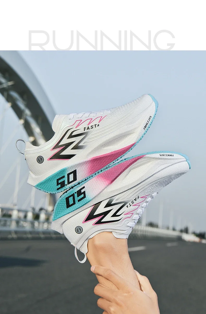 Männer Frauen Hochwertige leichte Laufschuhe Kissen Trainingsschuhe Leichte, verschleißfeste Turnschuhe – Detail 4