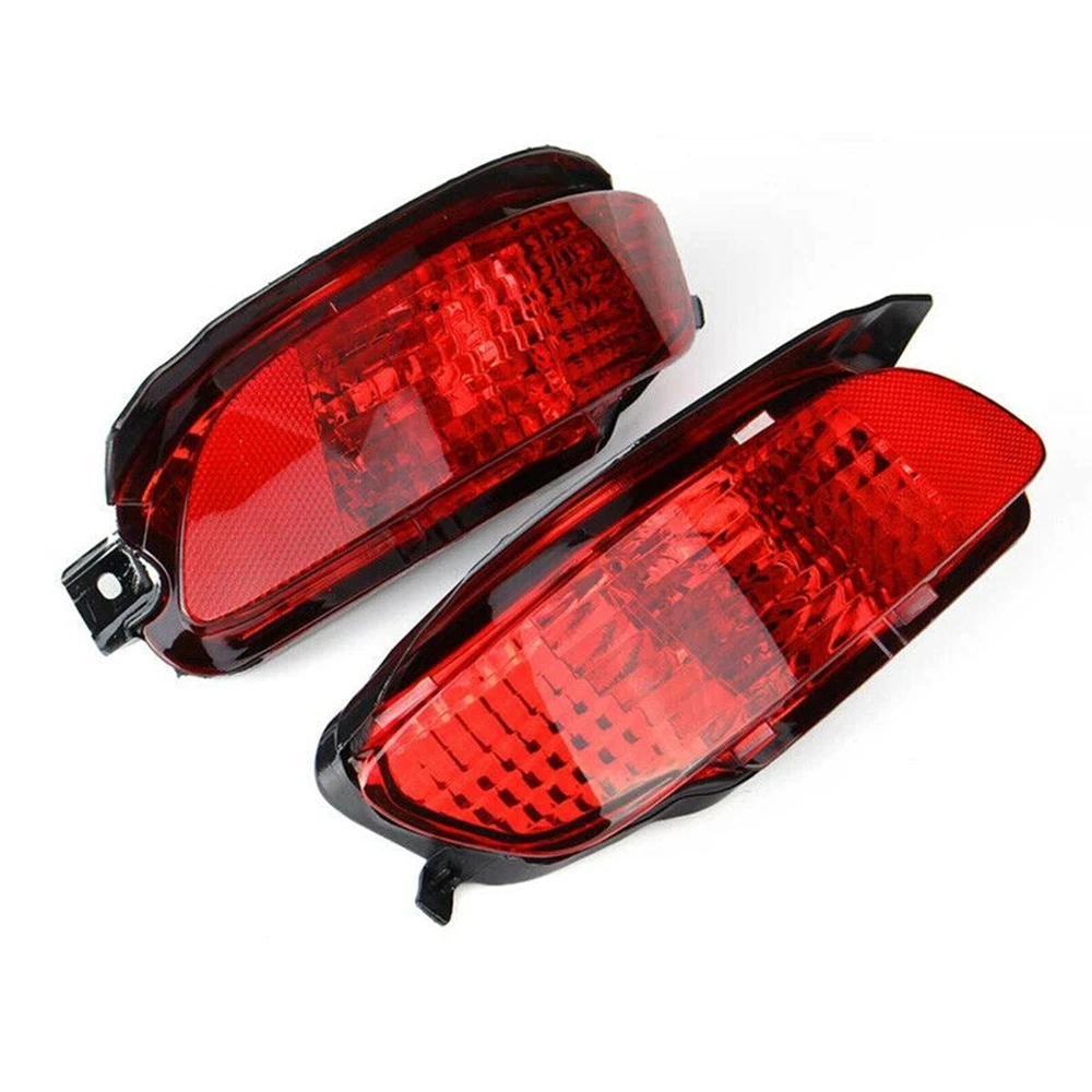 2 Pieces Rear Bumper Fog Light Trunk Cover Tail Signal Lamp Taillight Bulb For Lexus RX400h RX330 RX350