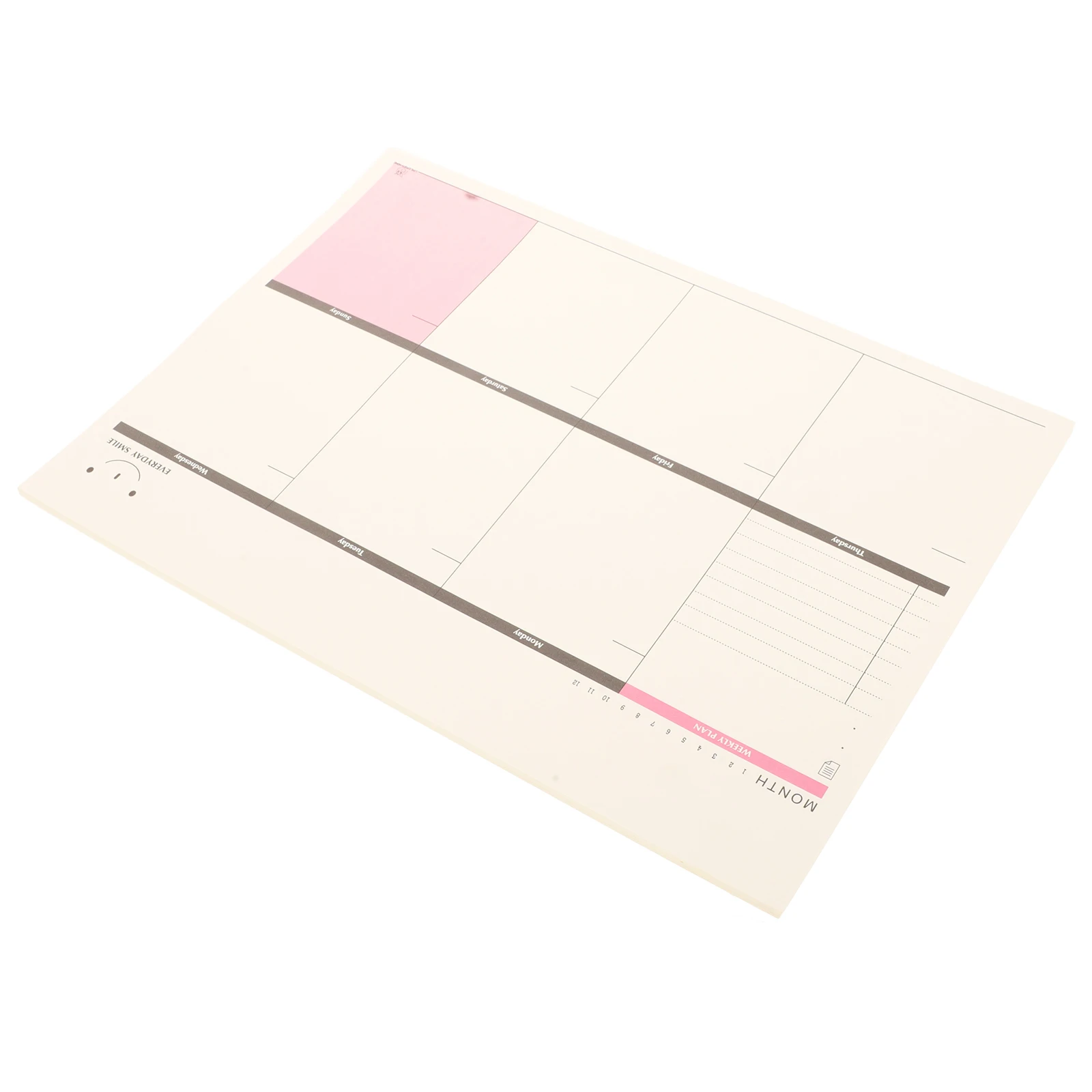 

Настольный планировщик с еженедельным расписанием, размер А4, блокнот для заметок, инструмент управления временем для студентов, профессионалов, домашнего использования