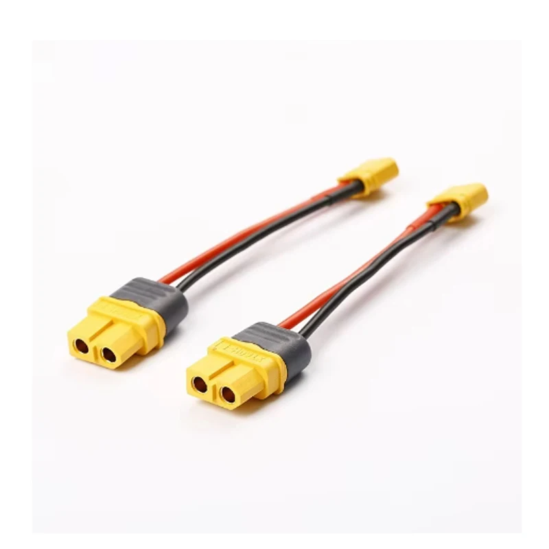 4 個 AMASS XT30 オス - XT60 メスプラグコネクタアダプター 100mm 16AWG シリコンワイヤー付き RC リポバッテリー RC ドローンカーボート用