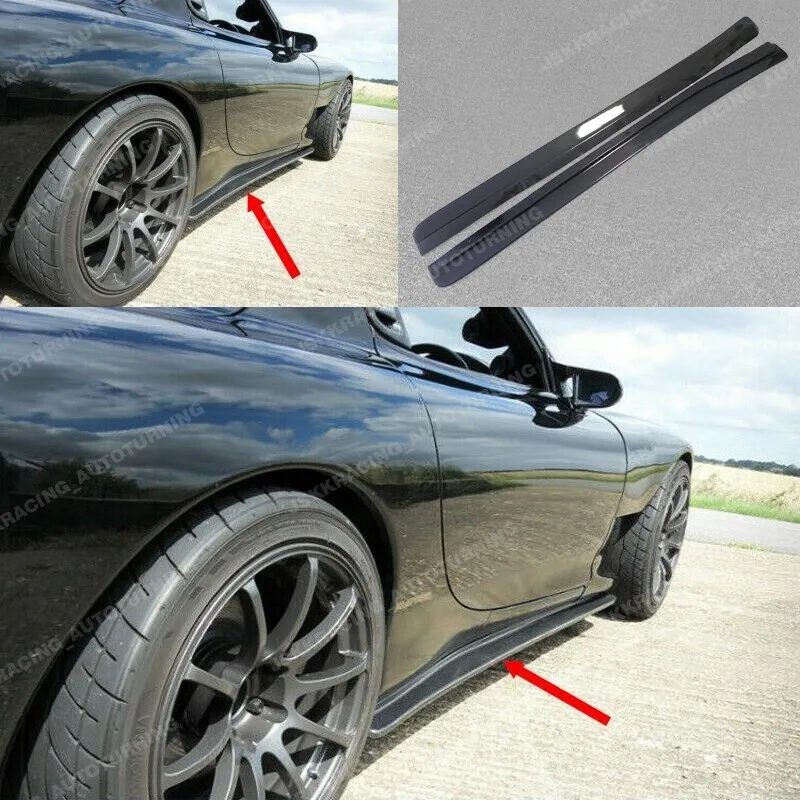 

For Mazda RX7 FD3S Side Skirt Under Board Extension Addon Bodykits Carbon Fiber