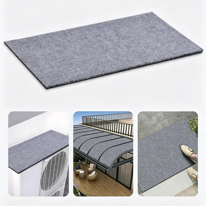 Air Conditioner Cover Outdoor Energy Saving Rainproof Drip Tray Dust Sun-proof Protection Air Conditioner Noise Reduction Pad