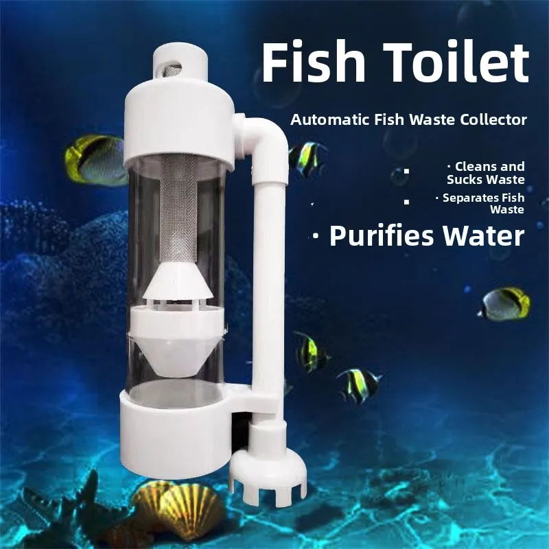 

Auatic Fi Tank Feces Separator Collector Upper And Bot Filter Fi Waste Filter Device Pet Fi Bowl Cleaning Tool