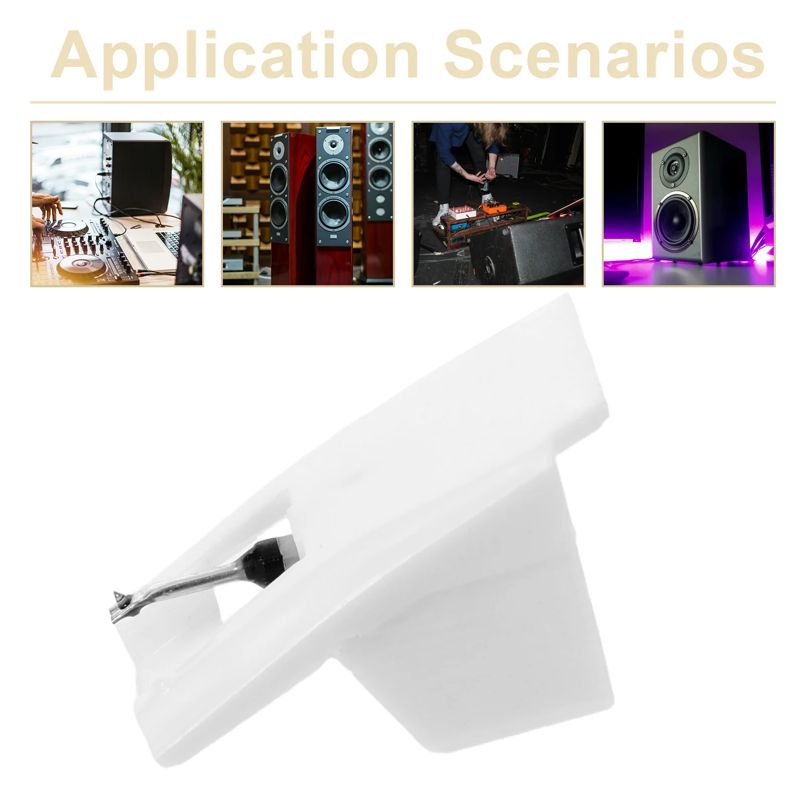 턴테이블 카트리지용 교체 바늘 고정밀 비닐 레코드 플레이어 스타일러스 턴테이블 교체 스타일러스 바늘