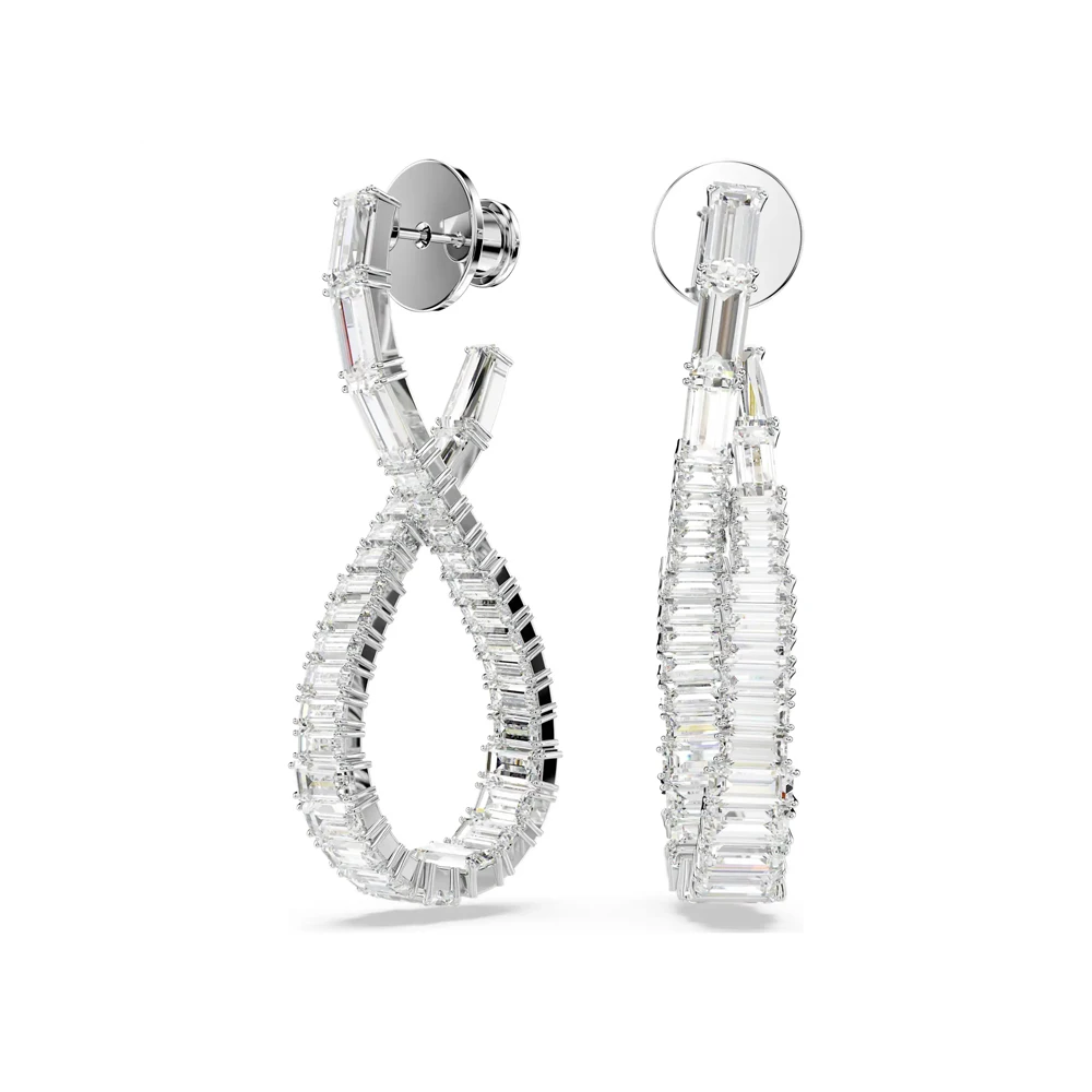 

Серьги-подвески Infinity Crystal - эффектный аксессуар для смелых образов