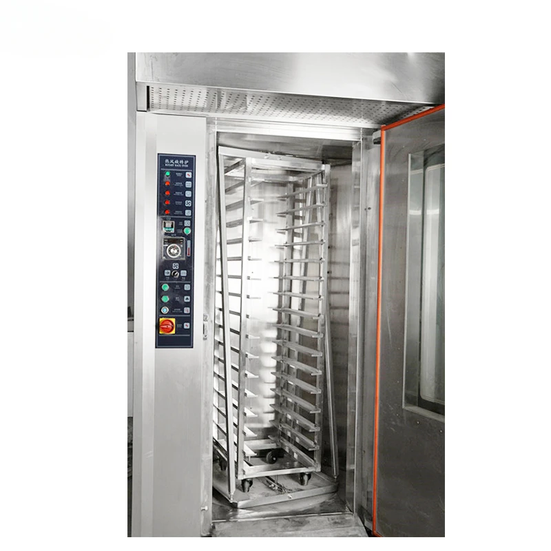 Automatic 16 Tray Rotary Oven From Turkey Rotary Drum Drying Oven