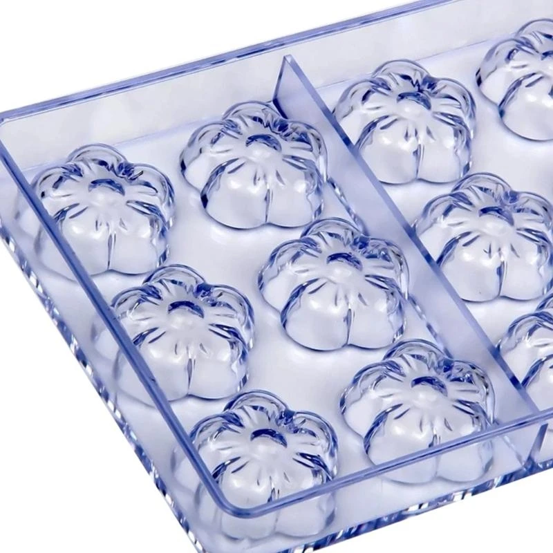 

R1WA 18 Slot Chocolate Mold Confectionery Mould Plastic Baking Pastry Tool