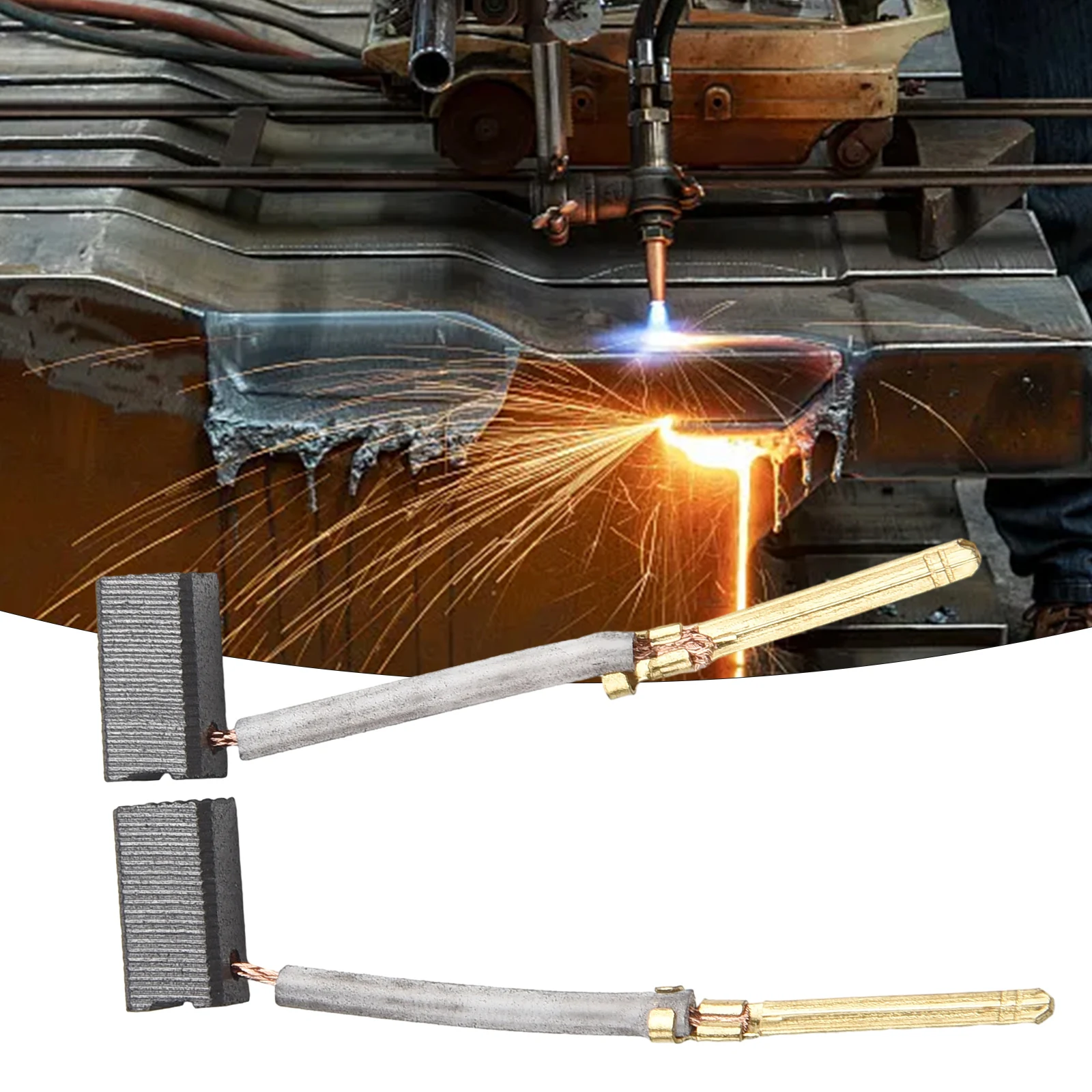 

Угольные щетки для угловой шлифмашины DW, сменные угольные щетки для двигателя, запчасти для обслуживания, новые щетки для улучшения яркости