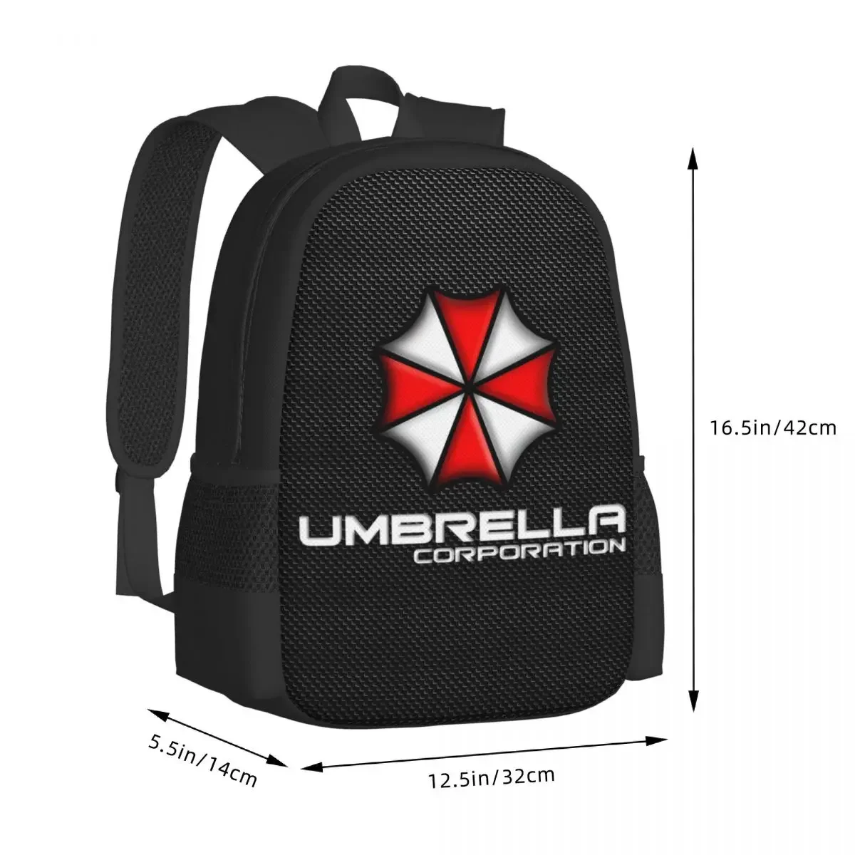 Corporation Red Umbrella Zaino da viaggio per laptop Bookbag Zaino casual Borsa per computer per scuola universitaria per donne e uomini