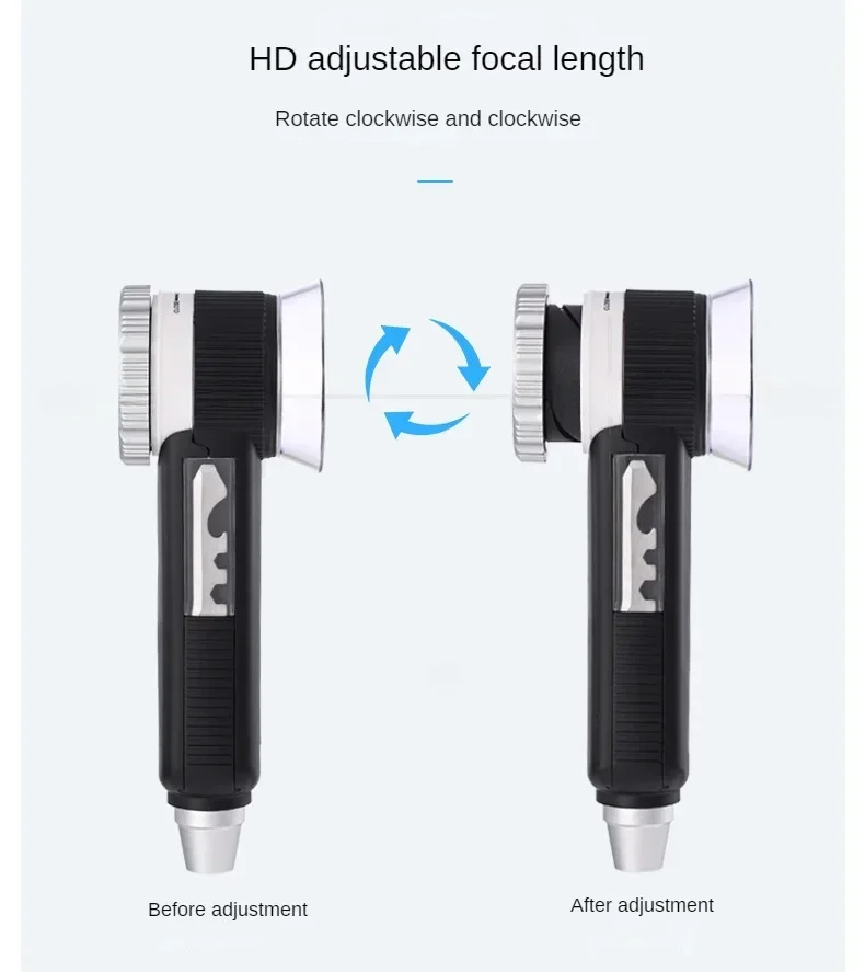 

Портационное appreciation, антикварная ювелирная ручная лупа, 7 светодиодов, 30X USB-зарядка, увеличительное стекло, УФ-фиолетовый свет