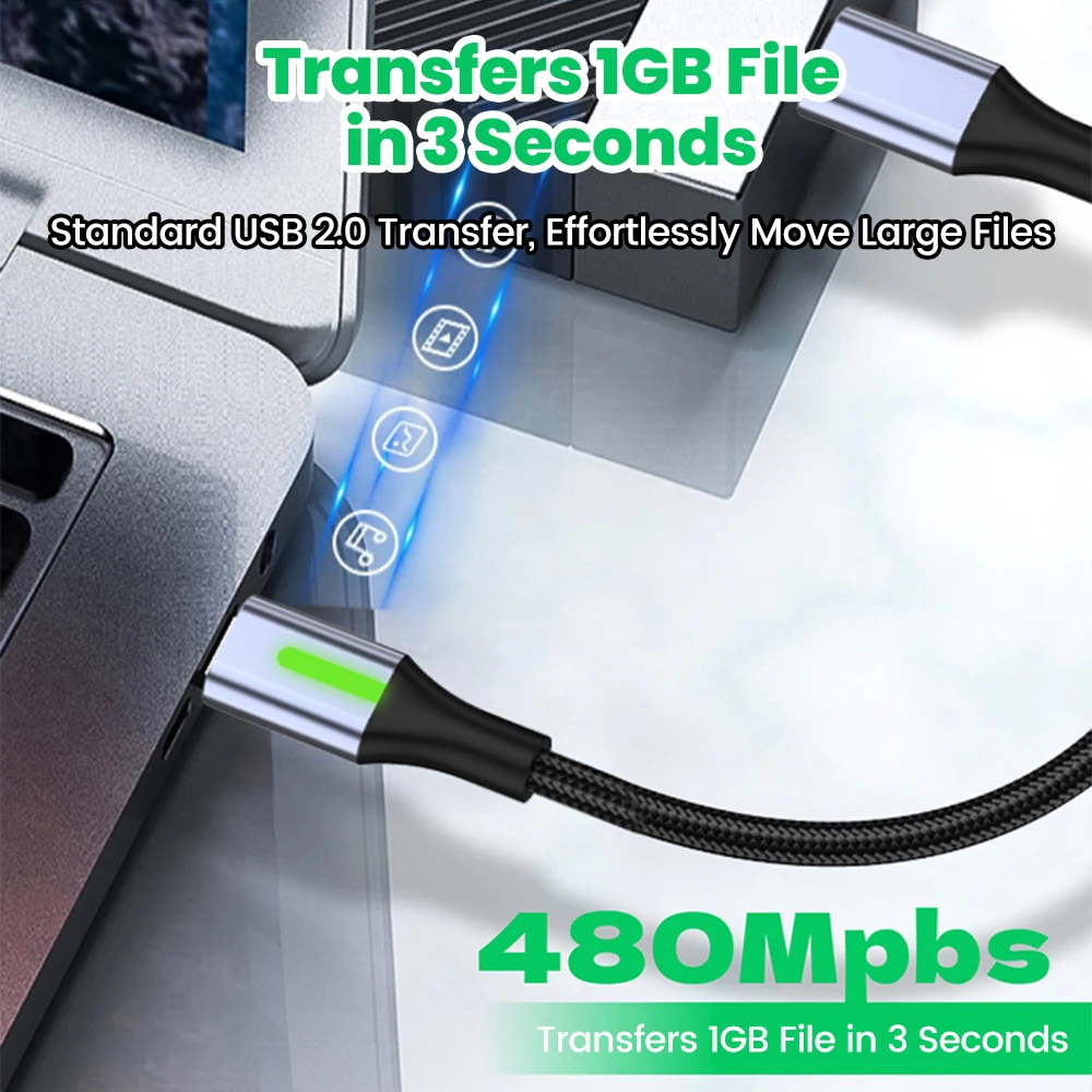 0.25 متر 0.5 متر قصير مزدوج نوع C كابل 60 واط شحن سريع USB نوع C كابل آيفون 15 16 هواوي سامسونج كابل قوة البنك المحمولة