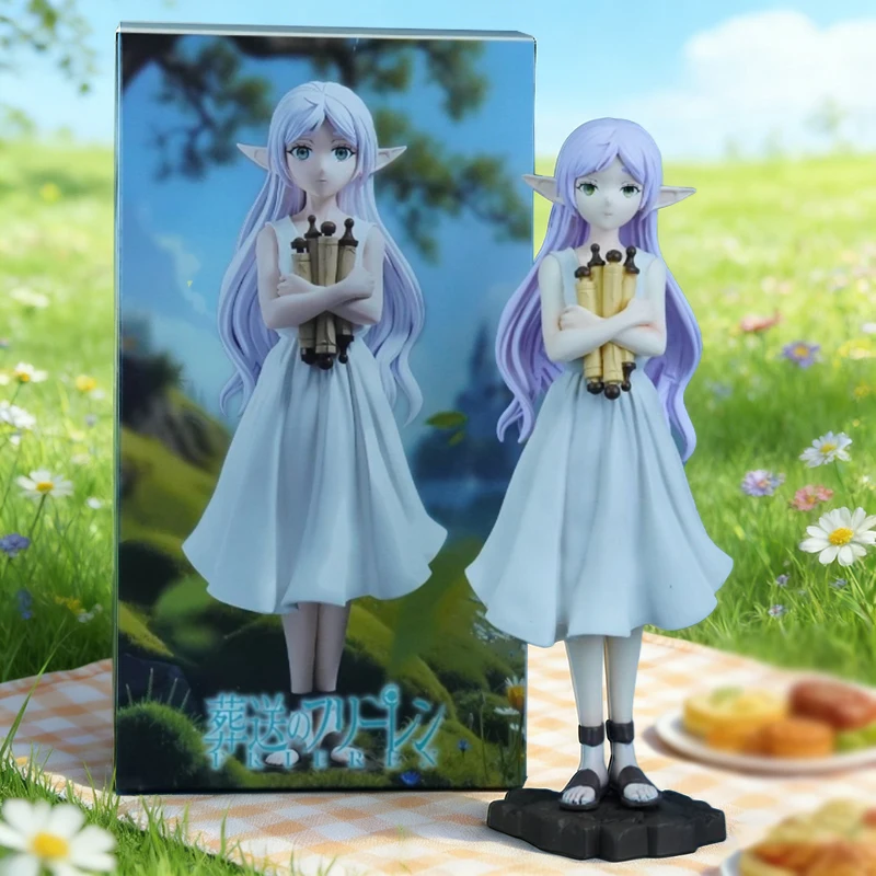 

20cm Anime Beyond Journey End Frieren Action Figures Childhood Figurine Cute Girls Model PVC Collectible Decor Dolls Toys