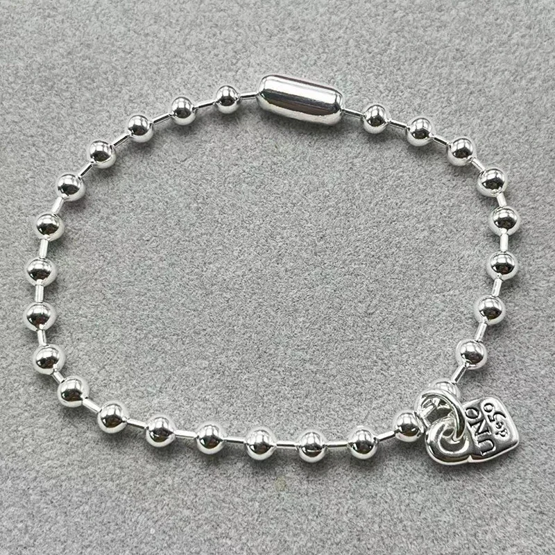 UNOde50-pulsera creativa europea y americana para mujer, diseño Simple de alta calidad, joyería romántica, bolsa de regalo, novedad de 2023