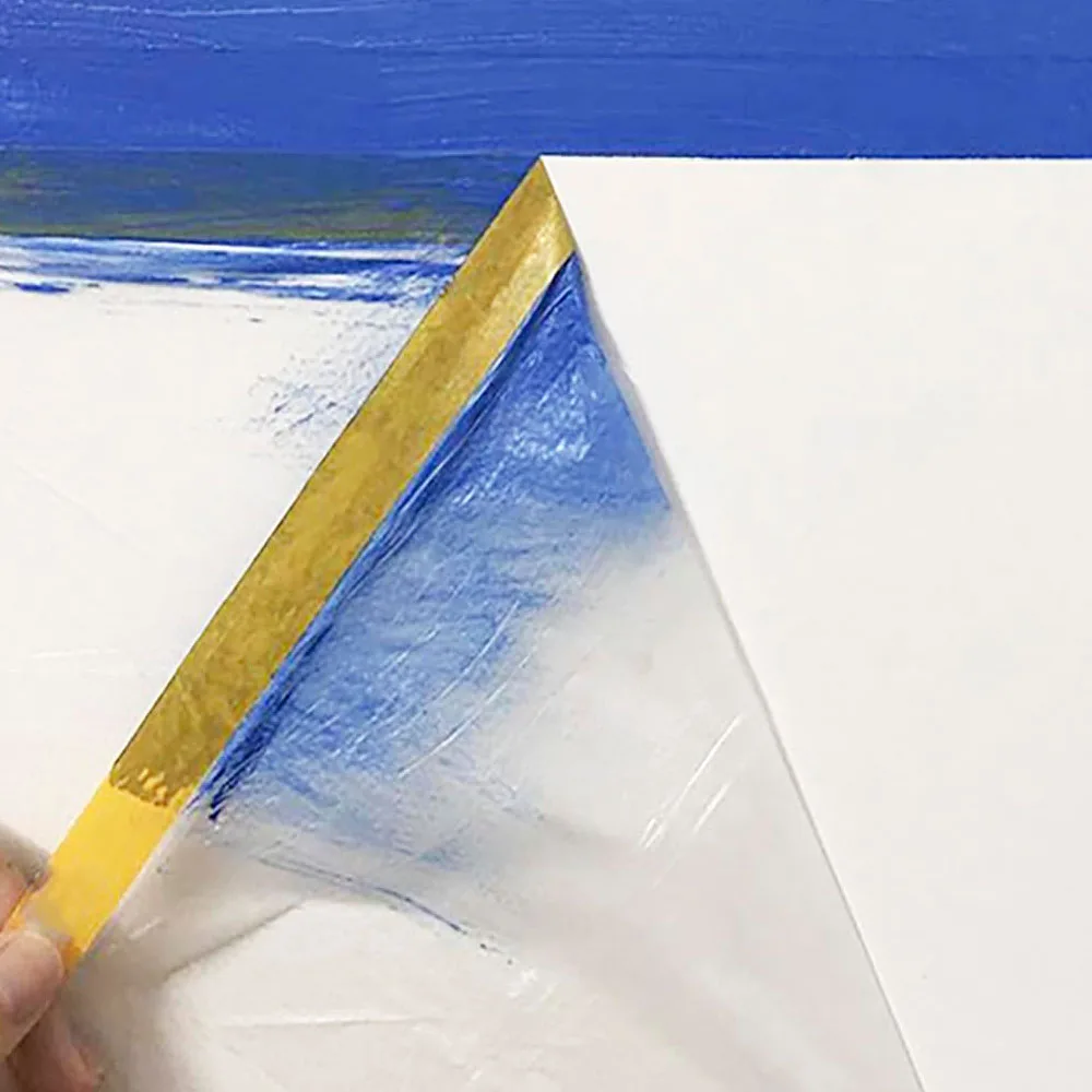 Tape and Drape, Pre-Taped Masking Film, Paint Adhesive Protective Film Roll for Covering Skirting, Frames, Cars and Auto Body