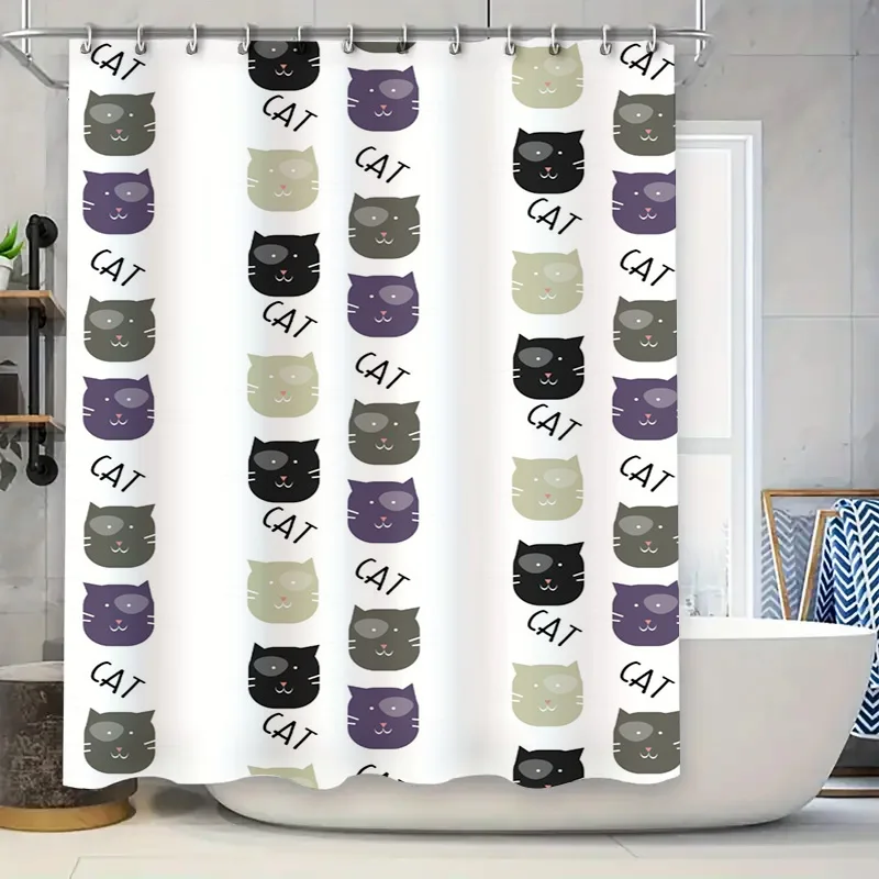 

Занавеска для душа «Зеленый лес», натуральный солнечный свет, украшение для ванной комнаты, водонепроницаемая ткань с крючками для домашнего декора в ванной комнате A