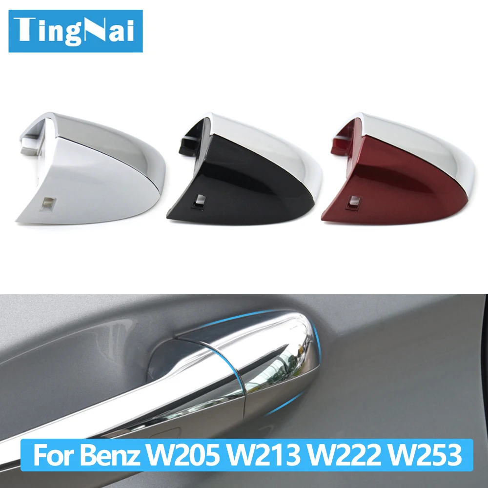 Car Front Left Outside Puller Door Handle Caps Trim Cover For Mercedes Benz C E S GLC Class W205 W213 W222 W253 W167 A0997661700