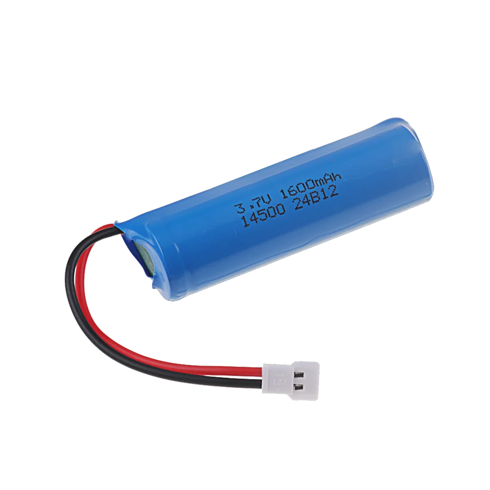 1/2/3/5Pcs 3.7V 1600mAH Lipo Battery For H116 Remote control Boat helicopter Car Truck Tank 1s 3.7V 14500 Rechargeable Battery