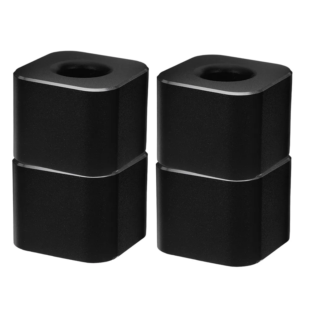 4Pcs Metal Pen Holder Square Base Mini Desktop Organizer Pencil Stand for School Office Student Desk Storage Stationery Display