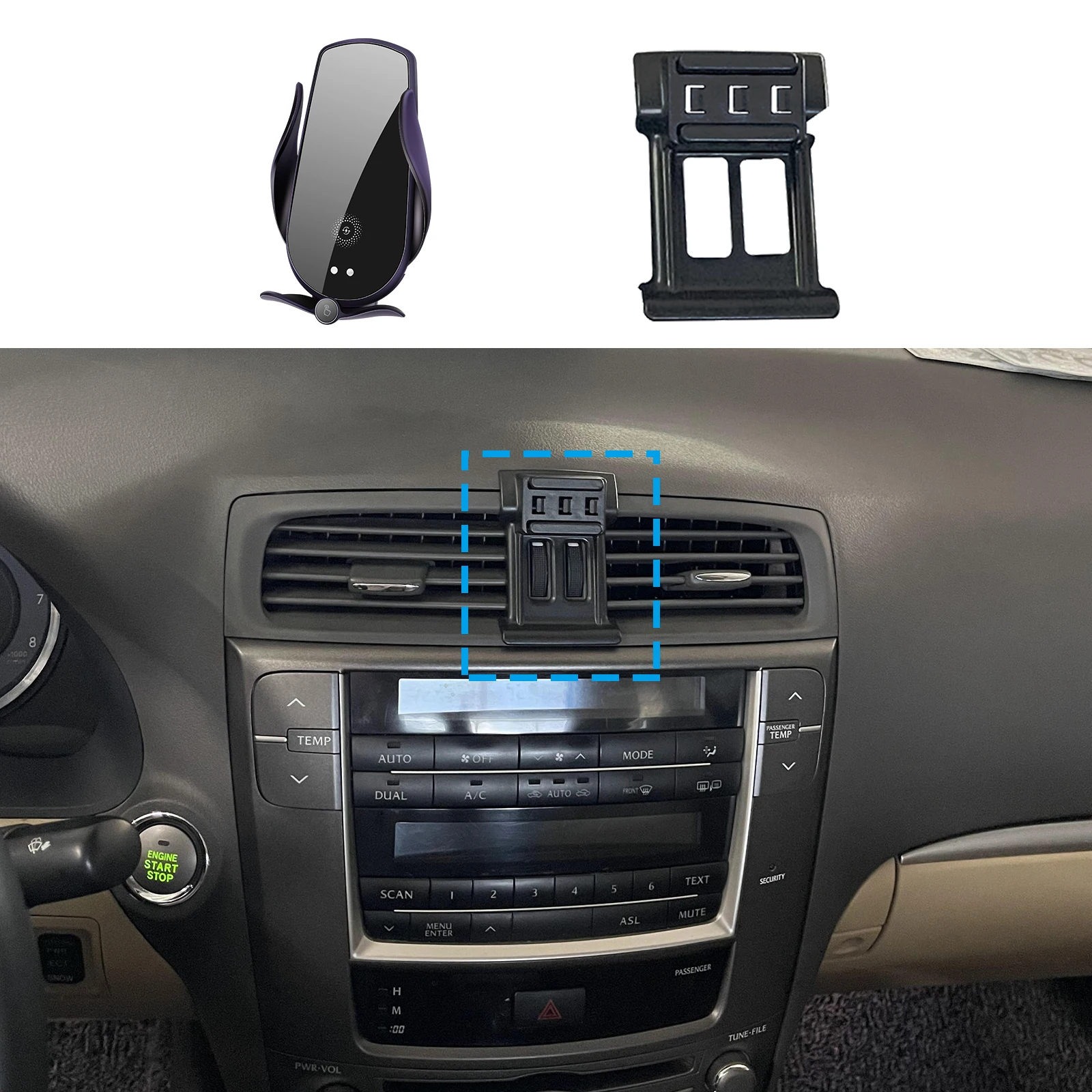 

Car Mobile Phone Holder GPS Bracket Navigation for Lexus IS 250 300 350 2006 2007 2008 2009 2010 2011 Stand Auto Accessories