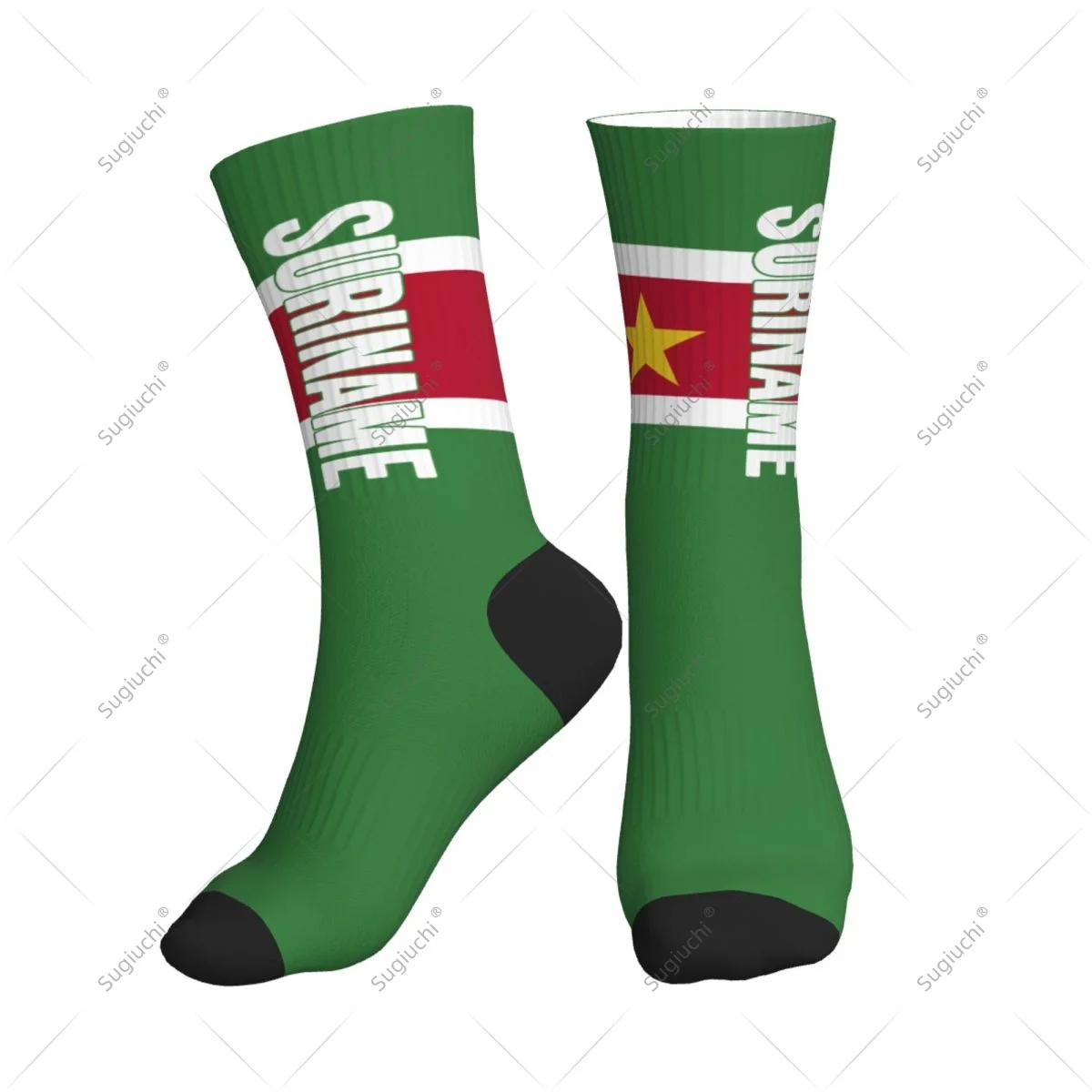 

Полиэстеровые носки до середины икры с 3D принтом флага серниме для мужчин и женщин, кавайные носки, уличные носки для скейтборда